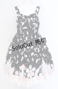 Angelic Pretty / Milky　PlanetリボンジャンパースカートSet  クロ O-25-07-31-1135-AP-OP-OW-OS