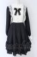 画像1: Pina sweetcollection / ローズジャガードワンピース  クロ×シロ O-25-07-31-1142-LO-OP-OW-OS (1)