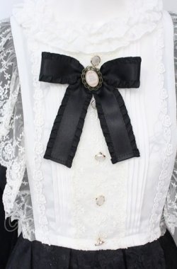 画像2: Pina sweetcollection / ローズジャガードワンピース  クロ×シロ O-25-07-31-1142-LO-OP-OW-OS