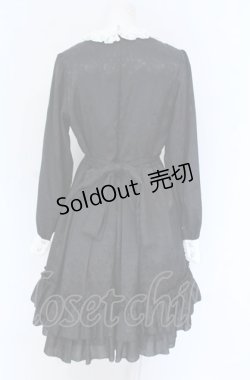 画像3: Pina sweetcollection / ローズジャガードワンピース  クロ×シロ O-25-07-31-1142-LO-OP-OW-OS