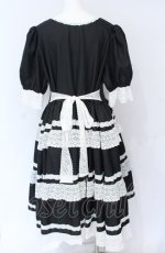 画像3: marcHenTica / プリモドールワンピース エルフサイズ クロ×シロ O-25-07-31-1145-LO-OP-OW-OS (3)