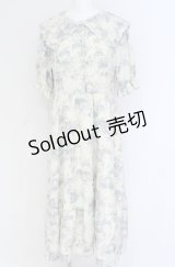 m petit by misako / トワルドジュイワンピース LL ブルー O-25-07-31-1151-LO-OP-OW-OS
