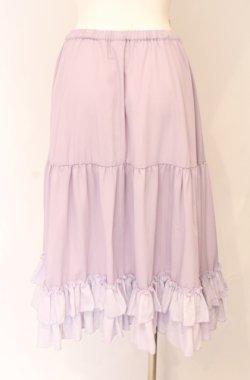 画像2: axes femme kawaii / ミディフリルペチスカート M ラベンダー O-25-07-31-1161-AX-SK-OW-OS