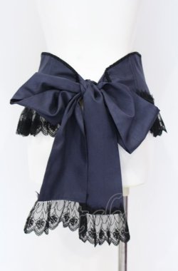 画像3: Enchantlic Enchantilly / チュールレースリボンコルセット  ネイビー O-25-07-31-1162-LO-TO-OW-OS