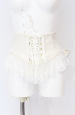 画像1: Enchantlic Enchantilly / チュールレースリボンコルセット  アイボリー O-25-07-31-1163-LO-TO-OW-OS