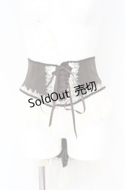 画像1: Enchantlic Enchantilly / チュールレースリボンコルセット  ブラウン×アイボリー O-25-07-31-1165-LO-TO-OW-OS