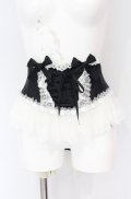 Enchantlic Enchantilly / リボンつきリボンコルセット  クロ×シロ O-25-07-31-1166-LO-TO-OW-OS