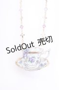 Enchantlic Enchantilly / すみれのティーカップネックレス  ラベンダー O-25-07-31-1018-LO-AC-OW-OS