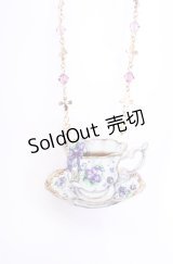 Enchantlic Enchantilly / すみれのティーカップネックレス  ラベンダー O-25-07-31-1018-LO-AC-OW-OS