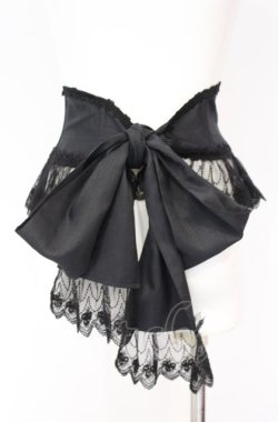 画像2: Enchantlic Enchantilly / チュールレースリボンコルセット  クロ O-25-07-31-1168-LO-TO-OW-OS