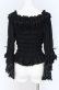 画像2: Vallee lys / Blossom Breeze Blouse  ブラック O-25-07-31-1172-GO-BL-OW-OS (2)