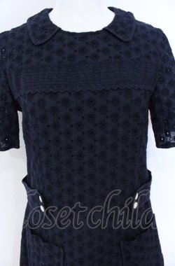 画像2: Jane Marple Dans Le Salon / Precious lace colette dress　 M ネイビー O-25-07-31-1174-JM-OP-IG-OS