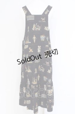 画像3: Jane Marple / Toy museumサロペットスカート M ネイビー O-25-07-31-1177-JM-OP-IG-OS
