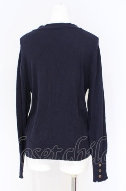 画像2: Jane Marple Dans Le Salon / Cotton cashmere button trimming cardigan カーディガン M ネイビー O-25-07-31-1179-JM-TO-IG-OS