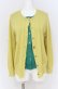 画像2: Jane Marple Dans Le Salon / Cotton silk layered cardigan カーディガン M イエロー×グリーン O-25-07-31-1182-JM-TO-IG-OS (2)