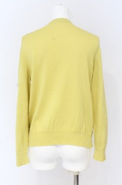 画像3: Jane Marple Dans Le Salon / Cotton silk layered cardigan カーディガン M イエロー×グリーン O-25-07-31-1182-JM-TO-IG-OS