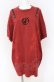 画像1: Desoro Works / Shoulder zip T-Shirt(Half) Tシャツ  レッド O-25-07-31-1185-PU-TO-IG-OS (1)