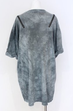 画像2: Desoro Works / Shoulder zip T-Shirt(Half) Tシャツ  グレー O-25-07-31-1186-PU-TO-IG-OS