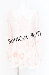 LIZ LISA / スウィートプレートAライントップス  ピンク O-25-07-31-1092-LO-TO-OW-OS