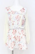 LIZ LISA / ベリーブーケ柄トップス  サックス O-25-07-31-1200-LO-TO-OW-OS