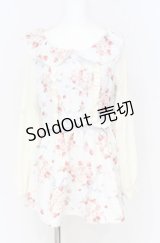 LIZ LISA / ベリーブーケ柄トップス  サックス O-25-07-31-1200-LO-TO-OW-OS