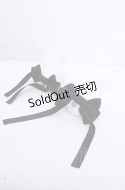 画像1: metamorphose / 狼耳リボンクリップ  オフシロ×クロ O-25-07-31-1030-ME-AC-OW-OS