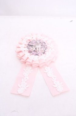 画像1: Royal Princess Alice / Rococo Rose Catロゼット  ピンク O-25-07-31-1040-LO-AC-OW-OS