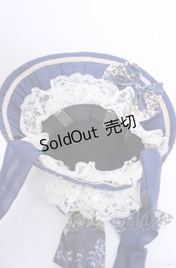 画像4: metamorphose / ゴブランブーケボンネット  ブルー×キナリ O-25-07-31-1003-ME-AC-OW-ZT-K004