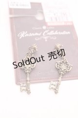 Kurumi Collaboration / CLK*カギピアス  アンティークゴールド O-25-07-31-1046-LO-AC-OW-OS
