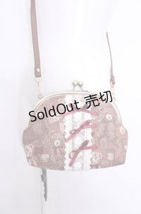 TELLME / リボンレースポシェット  ブラウン O-25-07-31-1004-LO-BG-OW-OS