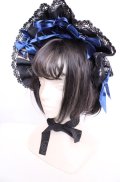 Royal Princess Alice / Fairy Butterfly2025　ボンネット  クロ×アオ O-25-07-31-1052-LO-AC-OW-OS