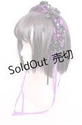 atelierBeatrice / Rose pearlカチューシャ  パープル O-25-07-31-1055-PU-AC-OW-OS