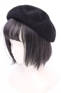 metamorphose / ベレー帽  クロ O-25-07-31-008-ME-AC-IG-OS