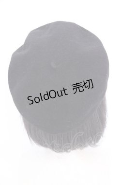 画像2: metamorphose / ベレー帽  クロ O-25-07-31-008-ME-AC-IG-ZT-K011