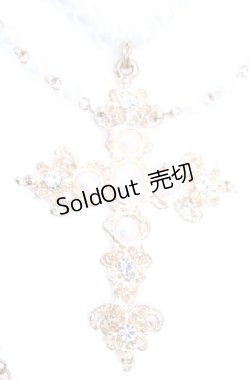 画像2: metamorphose / クロス多連パールネックレス  ゴールド×パール O-25-07-31-014-ME-AC-IG-OS