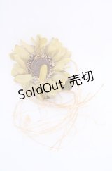 PINK HOUSE / ひまわりコサージュ  イエロー O-25-07-31-020-LO-ZA-IG-ZT169