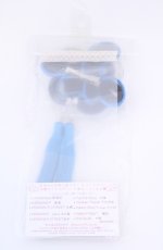 画像2: Conpeitou. / くみひもクリップ  ブルー×ブラック O-25-07-31-021-LO-AC-IG-ZT305 (2)