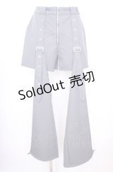 axes femme POETIQUE / ベルトデザインセパレートパンツ M グレー O-25-07-31-022-AX-PA-OW-ZT205