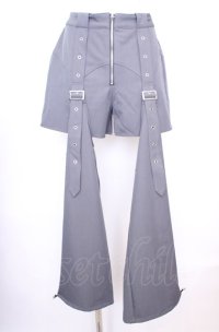 axes femme POETIQUE / ベルトデザインセパレートパンツ M グレー O-25-07-31-022-AX-PA-OW-OS