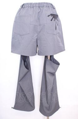 画像2: axes femme POETIQUE / ベルトデザインセパレートパンツ M グレー O-25-07-31-022-AX-PA-OW-OS