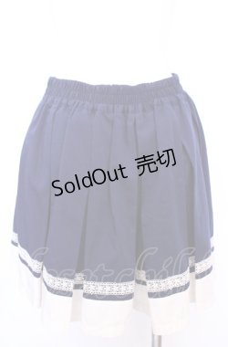 画像3: axes femme / バイカラープリーツキュロット M ネイビー O-25-07-31-025-AX-PA-OW-ZT507