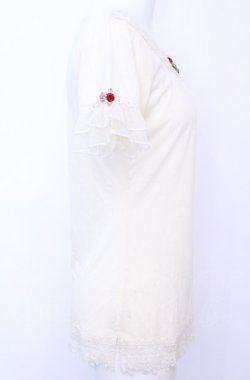 画像3: axes femme / ガーデン半袖インナープルオーバー M キナリ O-25-07-31-028-AX-TO-OW-OS
