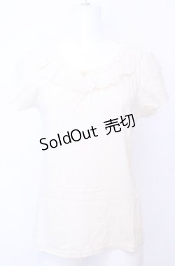 画像1: axes femme / コットンレース使いインナー M  O-25-07-31-029-AX-TO-OW-OS