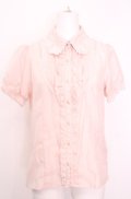 axes femme / ドットブラウス M ピンク O-25-07-31-032-AX-BL-OW-OS