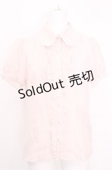 axes femme / ドットブラウス M ピンク O-25-07-31-032-AX-BL-OW-OS