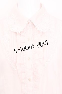 画像2: axes femme / ドットブラウス M ピンク O-25-07-31-032-AX-BL-OW-OS