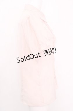 画像3: axes femme / ドットブラウス M ピンク O-25-07-31-032-AX-BL-OW-OS