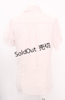 画像4: axes femme / ドットブラウス M ピンク O-25-07-31-032-AX-BL-OW-OS