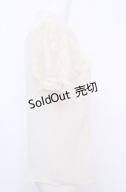 画像3: axes femme / レース襟付きブラウス M キナリ O-25-07-31-033-AX-BL-OW-OS