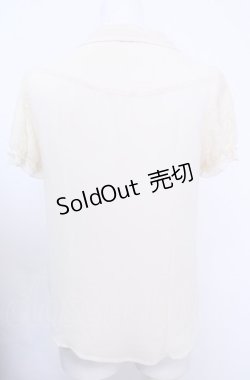 画像4: axes femme / レース襟付きブラウス M キナリ O-25-07-31-033-AX-BL-OW-OS